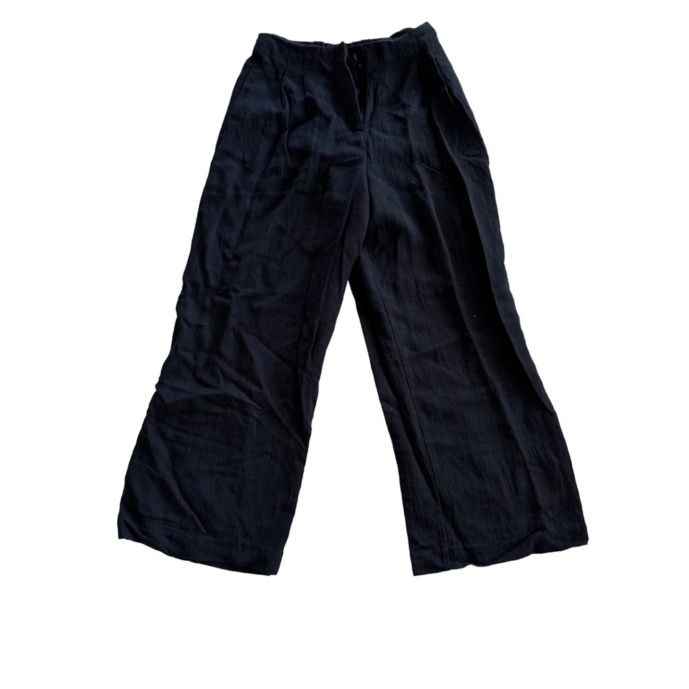 Zara Black Wide-Leg Pants